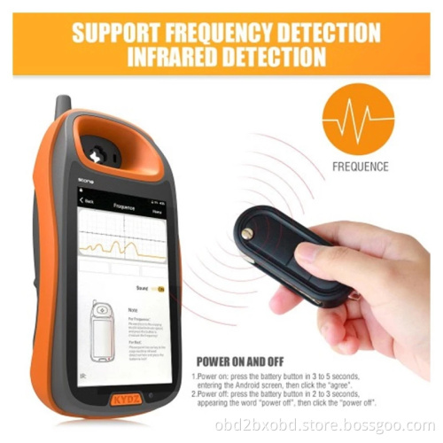 KYDZ Smar t Key Programmer Android Handheld Supports Remote Test Frequency-Refresh Generate Chip Recognition-Smart Card Generate